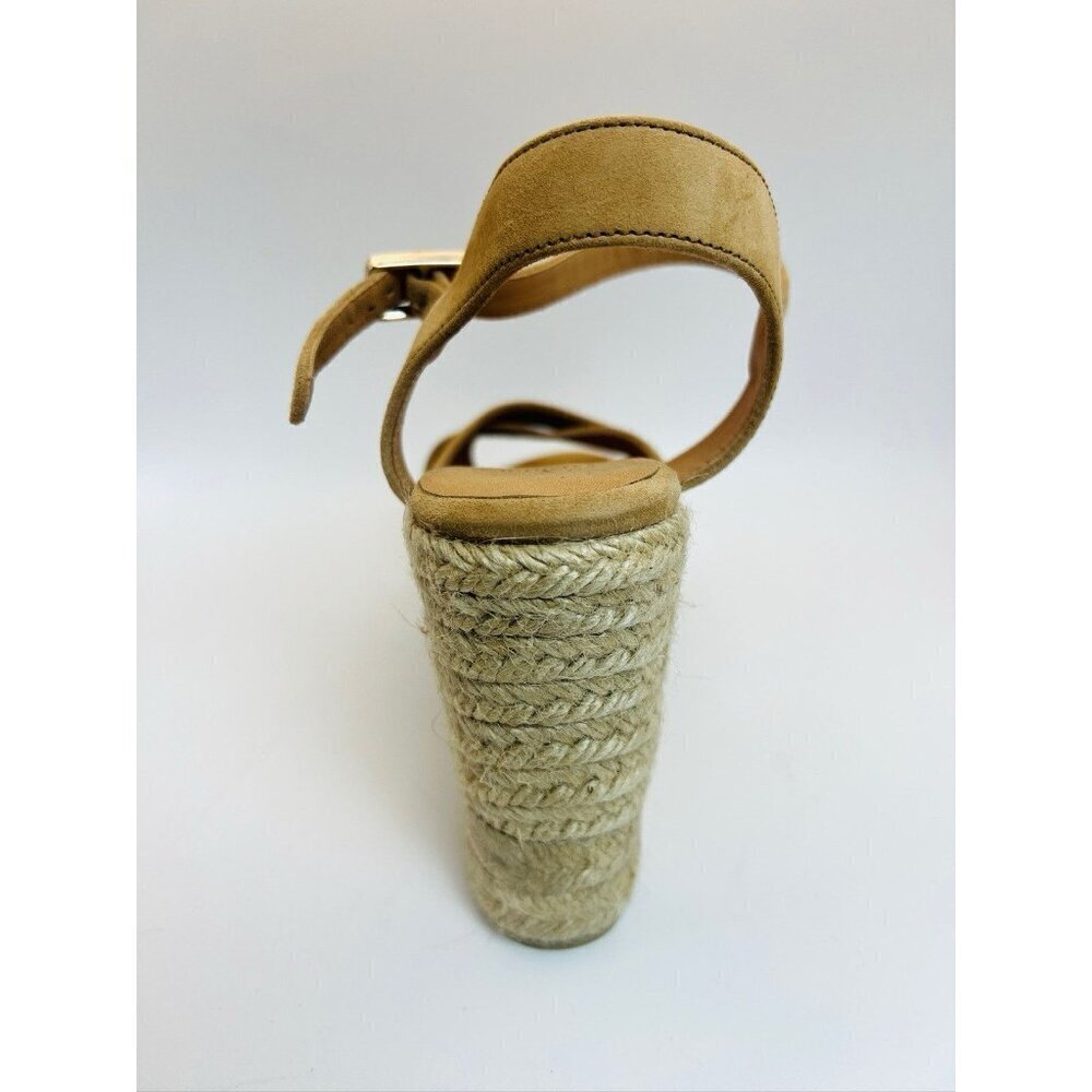 Castaner Wedge Heel in Tan Suede Made In Spain 37 - Picture 3 of 13